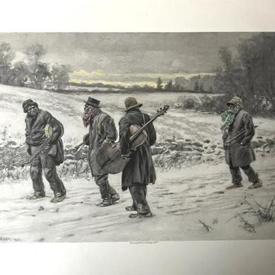 Photogravure after After The Dance by A.B.Frost