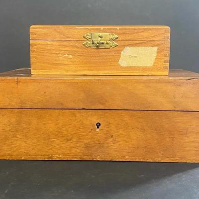 Divided Wooden Boxes 