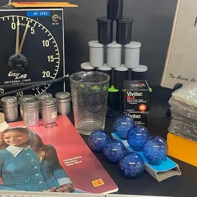 Darkroom Materials With Timer 