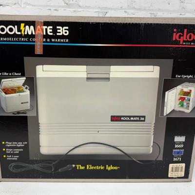 Igloo ‘Kool Mate 36’ Thermo-Electric Cooler & Warmer, Likely New Old Stock