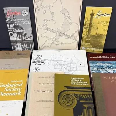 Books Of Geologic Interest, England, Denmark, USA
