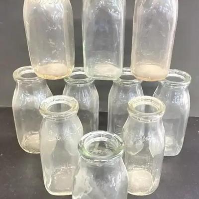 Vintage “Universal” Half Pint Milk Bottles (10)