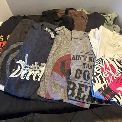 11 Men’s Tshirts Shirts - Hurley, Marvel, Wrecked At The Reef, Size XL