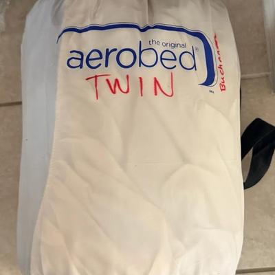 Aerobed Twin Size Air Mattress with Carry Bag