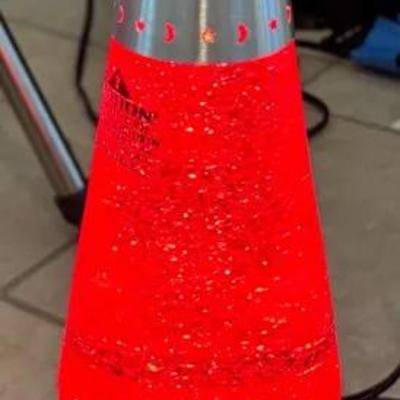 Lava Motion Lamp with Star & Moon Cutout Design (Working) 