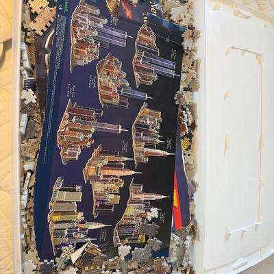 Large Architectural 3D Foam Puzzle – City Skyline Skyscrapers