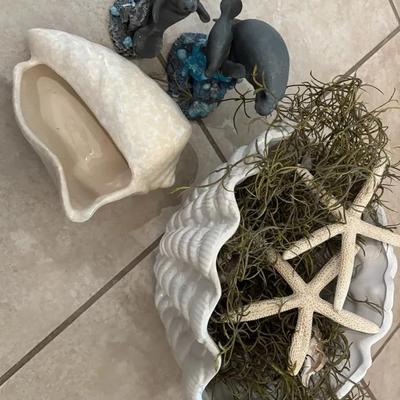 Coastal / Ocean-Themed Home Décor – Shell Bowls, Manatees & Decorative Accents