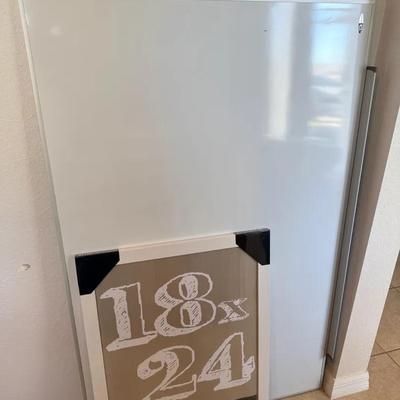 Large Framed Dry-Erase Whiteboard with Studio Décor “18 x 24” Frame 
