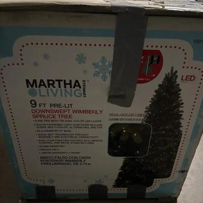 Martha Stewart Living Pre-Lit Artificial Christmas Tree in Original Box