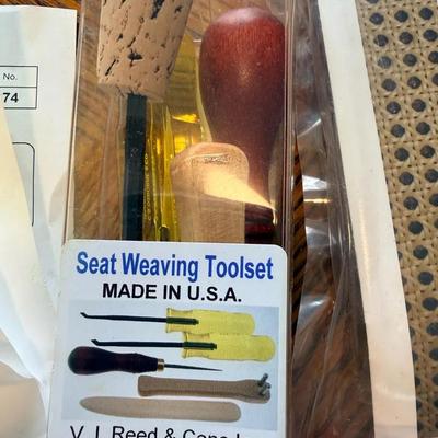 Chair Caning and Seat Weaving Tool & Supply Kit by V.I. Reed & Cane 
