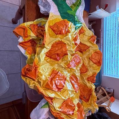 Set Of 2 Inflatable Pineapple Pool Float