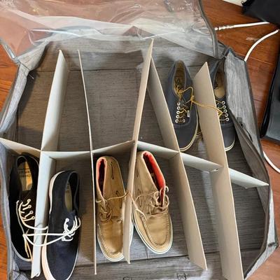 Men’s Casual Shoe Lot – 3 Pairs (Boat Shoes & Canvas Sneakers) 