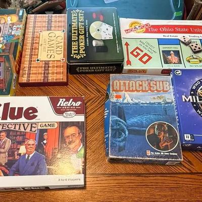 Vintage Board and Card Games Lot