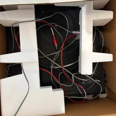 Boxed Audio Speaker / Subwoofer Component with Wiring 
