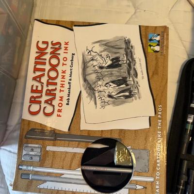 Large Art Supply & Tool Lot – Paint Brushes, Markers, Canvas, Tool Box & More