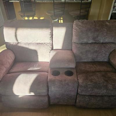 Sale Photo Thumbnail #55: Beautiful recliner loveseat 1