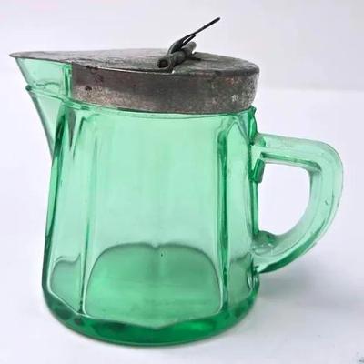 "Heisey" Moongleam McGrady Syrup Dispenser 