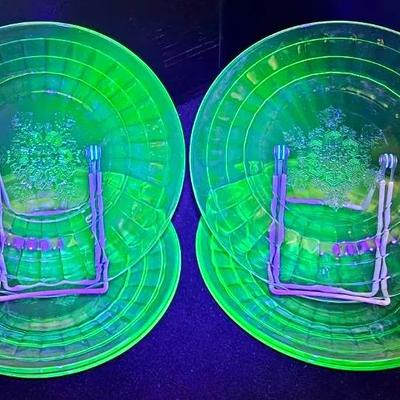 Depression Glass Plates