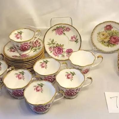 Floral Themed Bone China Dishes