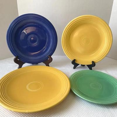 4 pieces Of Vintage/Original Colors Fiestaware