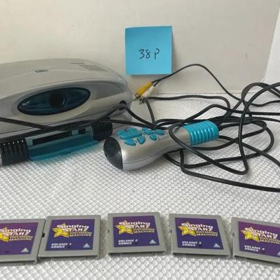 Singing Starz Video Karaoke Machine And Cartridges