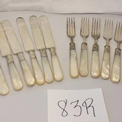 Set Of Victorian Era Flatware