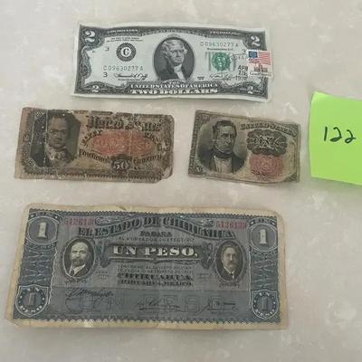 Vintage Bank Notes, First Day Issue $2 Bill