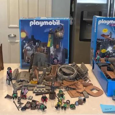 3 Playmobil Knight Sets