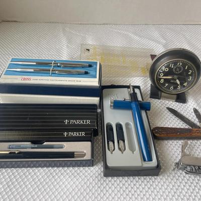 Pen Sets, Pocket Knives, Baby Ben Alarm Clock