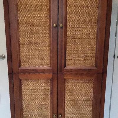 Rattan Entertainment Cabinet