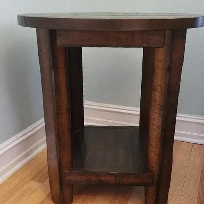 Round Table With Shelf