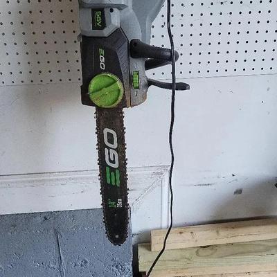 Ego 14" Chain Saw, Hedge Trimmer, Battery & Charger