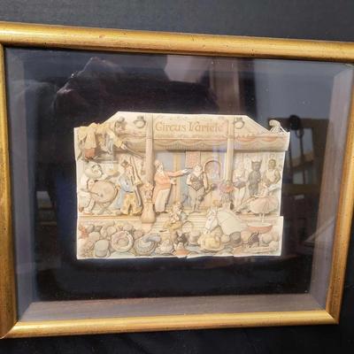 3 Framed Pieces Of Art