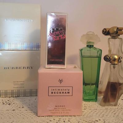 7 Bottles Of Purfume: NIB Burberry, Beckham