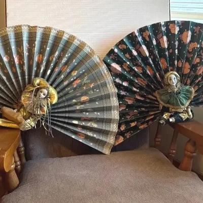 Two Jester Clown Fans