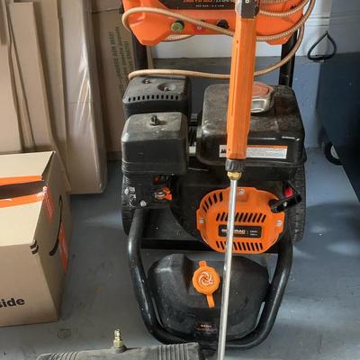 General 196 CC OHV Speedwash Gas Power Washer W/ Brush Attachment