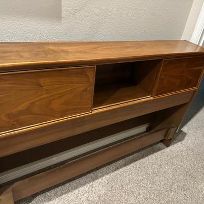 Sale Photo Thumbnail #76: Mid century full headboard 