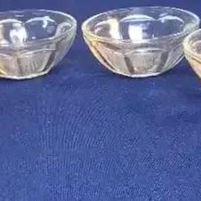 Vintage Clear Glass Custard Cup (Pyrex Or Federal Glass- No Markings)