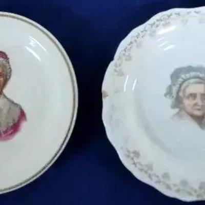 Vintage Knowles Semi Vitreous & Cappsco Martha Washington Miniature Plates 