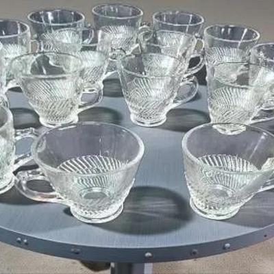 Set of 18 Vintage Punch Bowl Cups & More