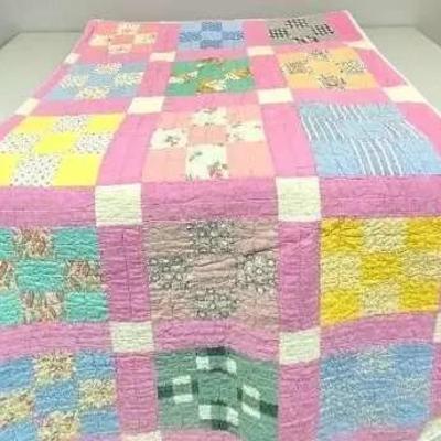 Vintage Quilt 100" X 84"