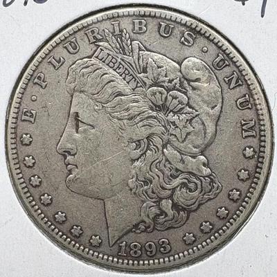 1893 Morgan Silver Dollar