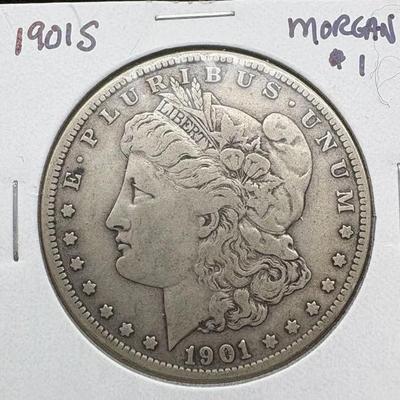 1901-S Morgan Silver Dollar 