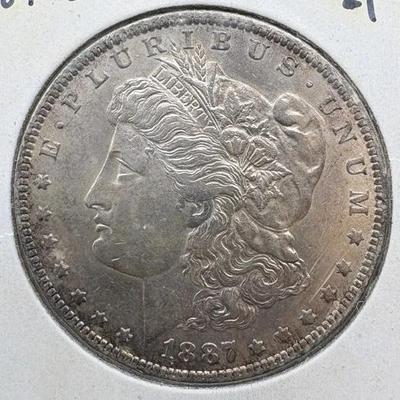 1887-O Morgan Silver Dollar