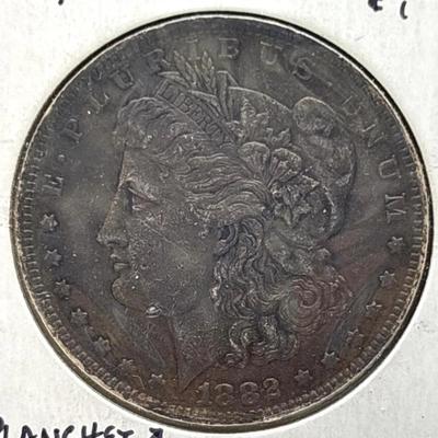 1882-O/O Morgan Silver Dollar