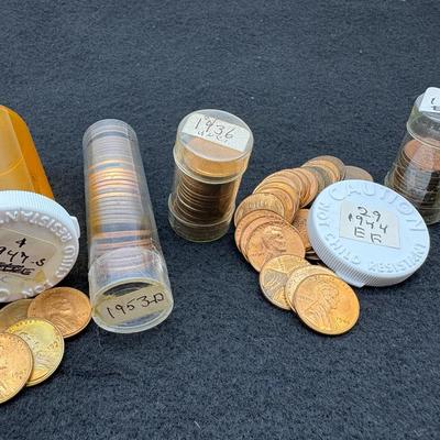 101 Lincoln Cents XF-UNC