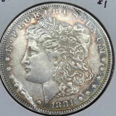 1881 Morgan Silver Dollar 