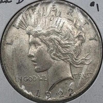 1922-D Peace Silver Dollar