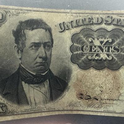 1874-1875 U.S. 10¢ Fractional Currency Note