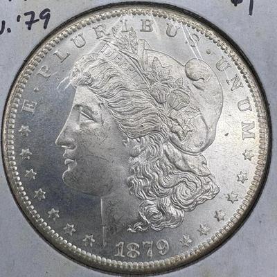 1879-S Morgan Silver Dollar, Rev '79